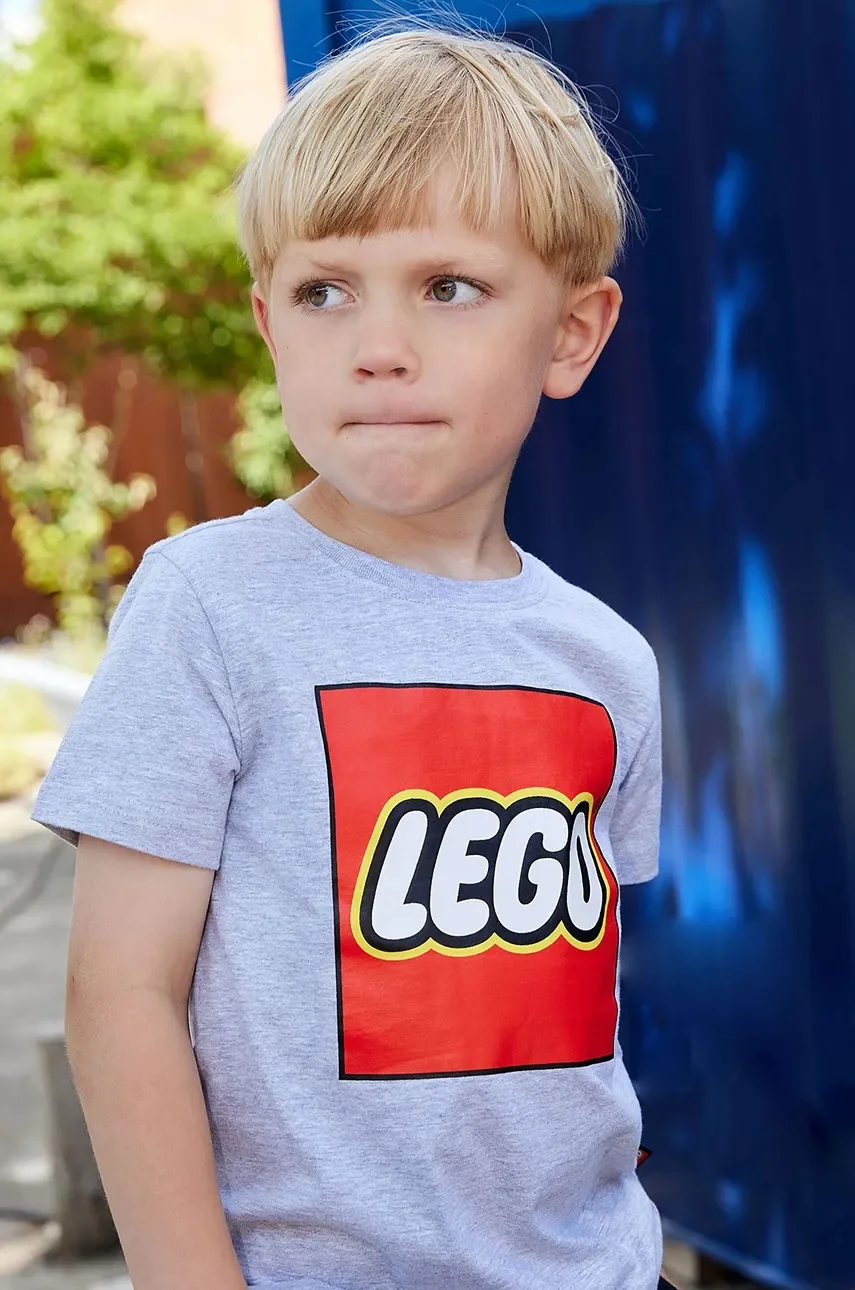 LEGO Детска памучна тениска LWTANO 631