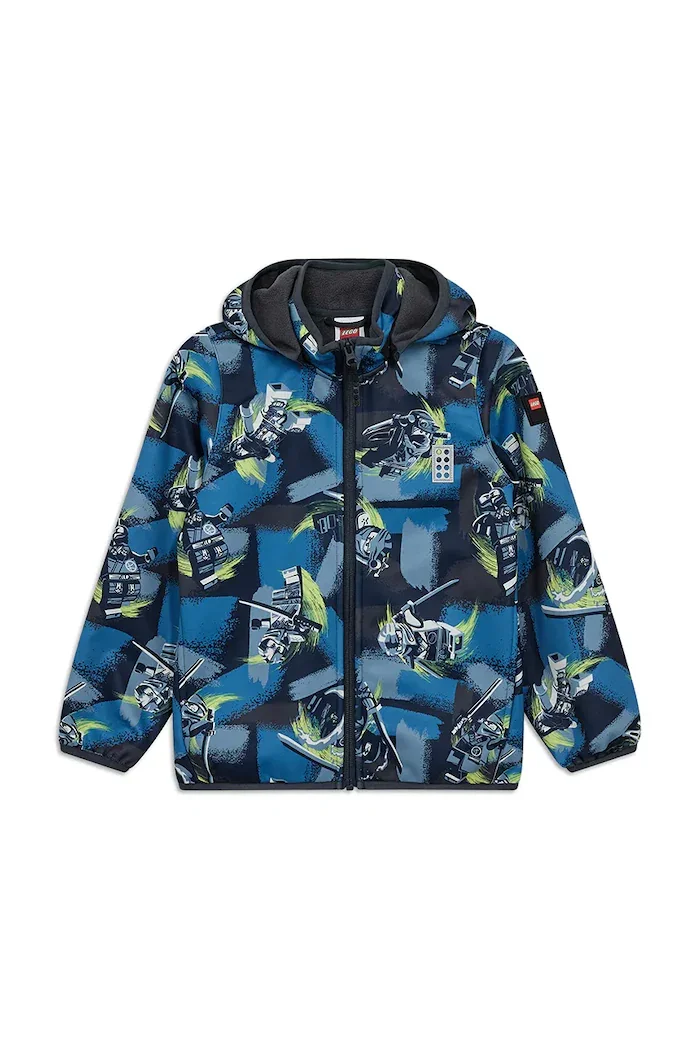 LEGO яке softshell за деца LWSIAN 600 синьо 60.1101.1533