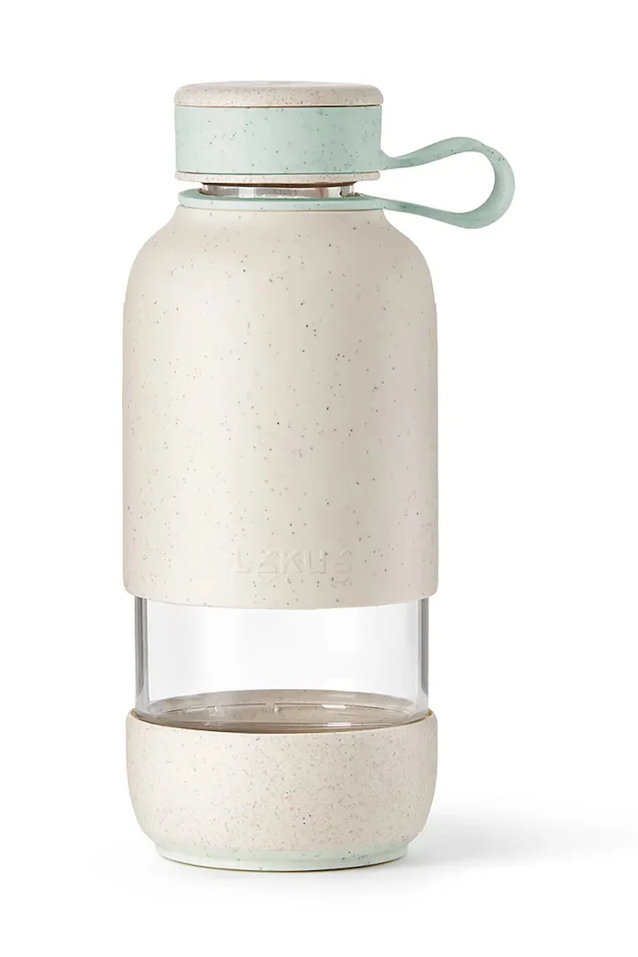 lekue Бутилка за вода To Go Organic 500 ml в бежово