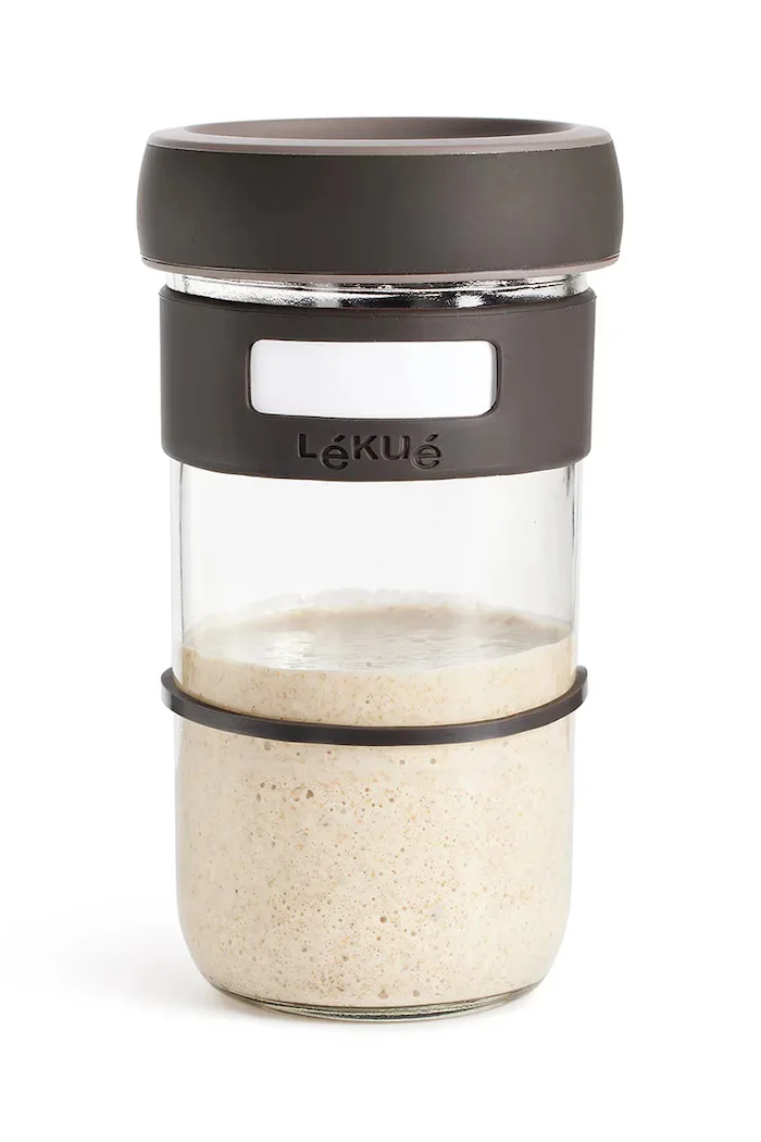 lekue Комплект хляб с квас 17 cm в кафяво