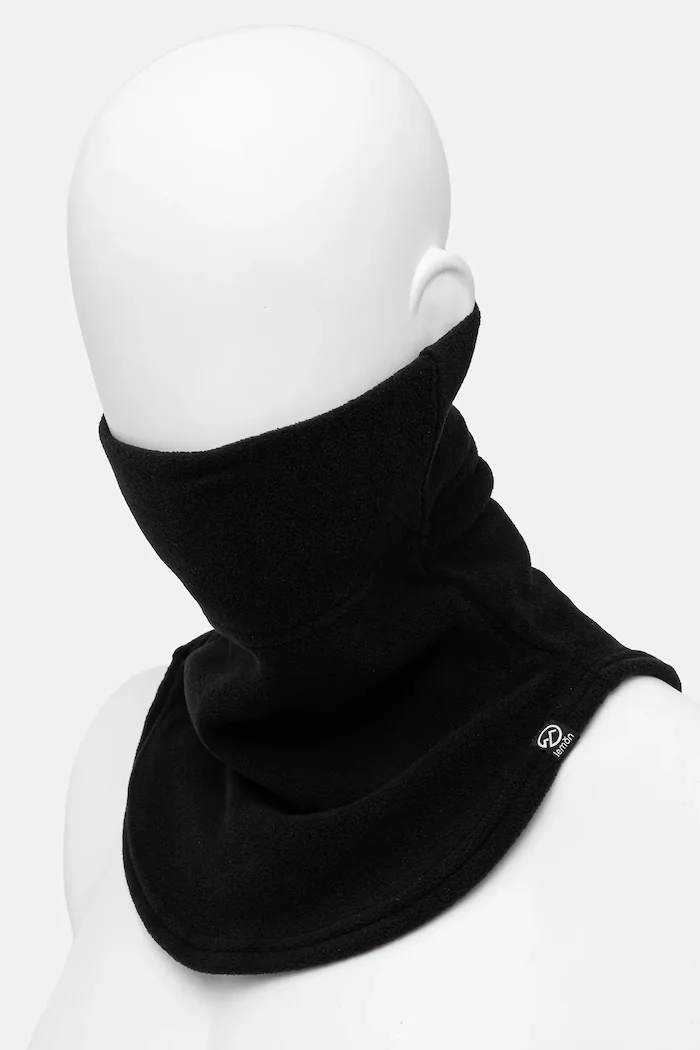 LEMON EXPLORE Детски кръгъл шал в черно с изчистен дизайн ACCESSORIES WINTER UNISEX