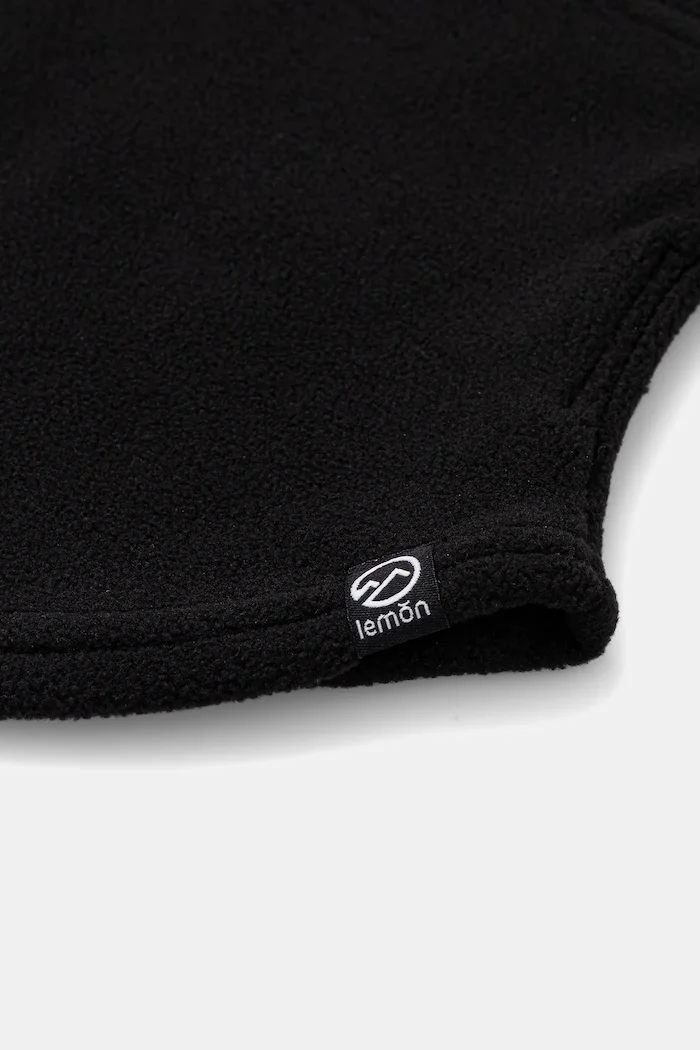 LEMON EXPLORE Детски кръгъл шал в черно с изчистен дизайн ACCESSORIES WINTER UNISEX