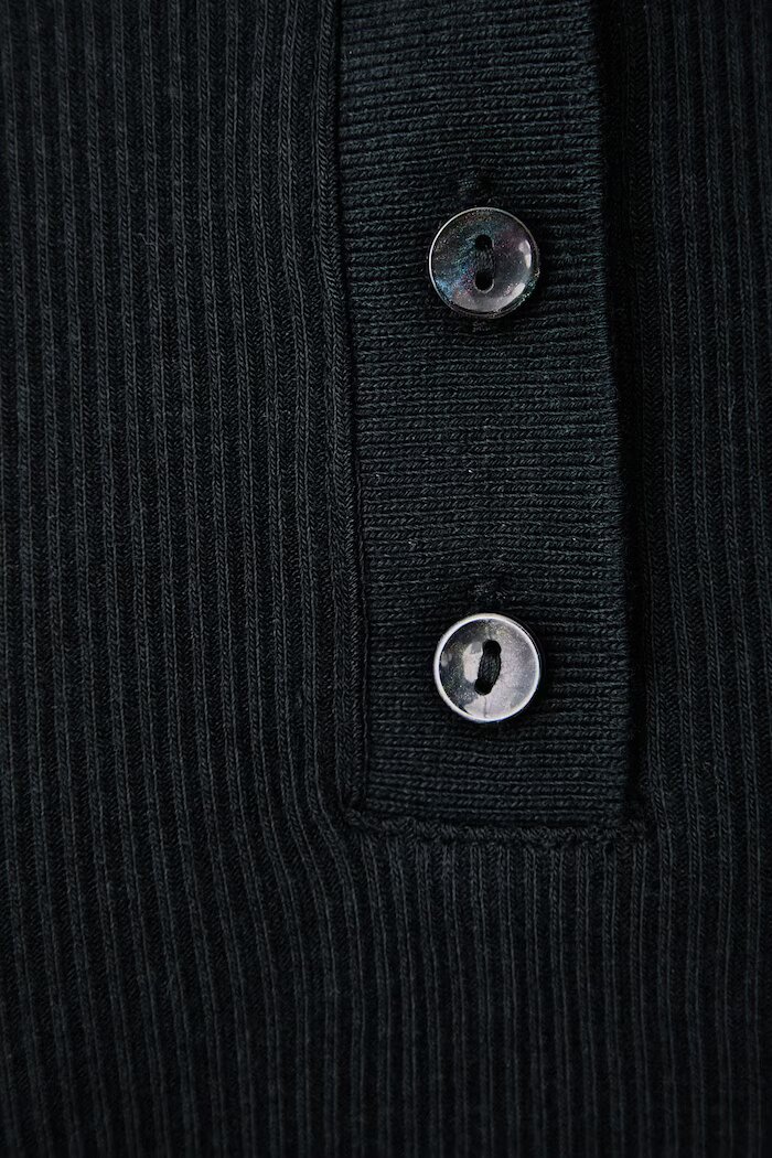 Levi's блуза с дълги ръкави дамска с модал RORY LS черна 0087H