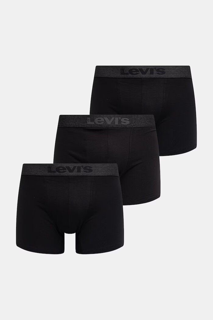 Levi's боксерки мъжки 3 броя черни 37149-1240