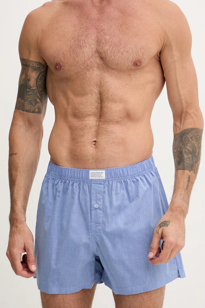 Levi's боксерки мъжки от памук 2 броя сини 37149-1237