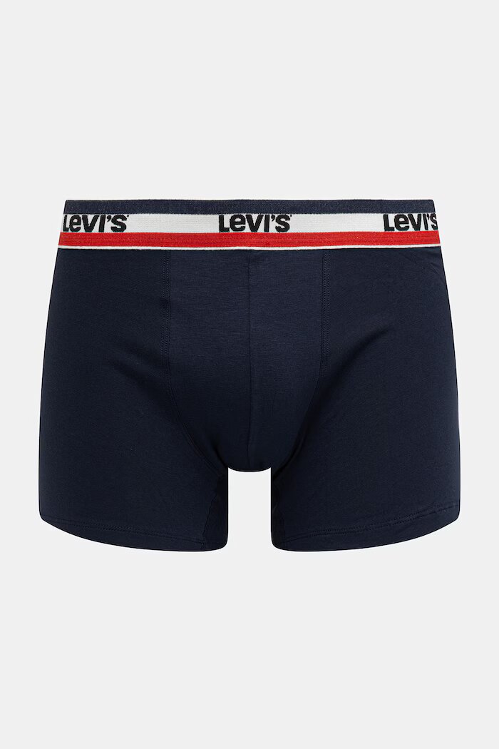 Levi's боксерки мъжки от памук с еластан 6 броя сини 37149-1306