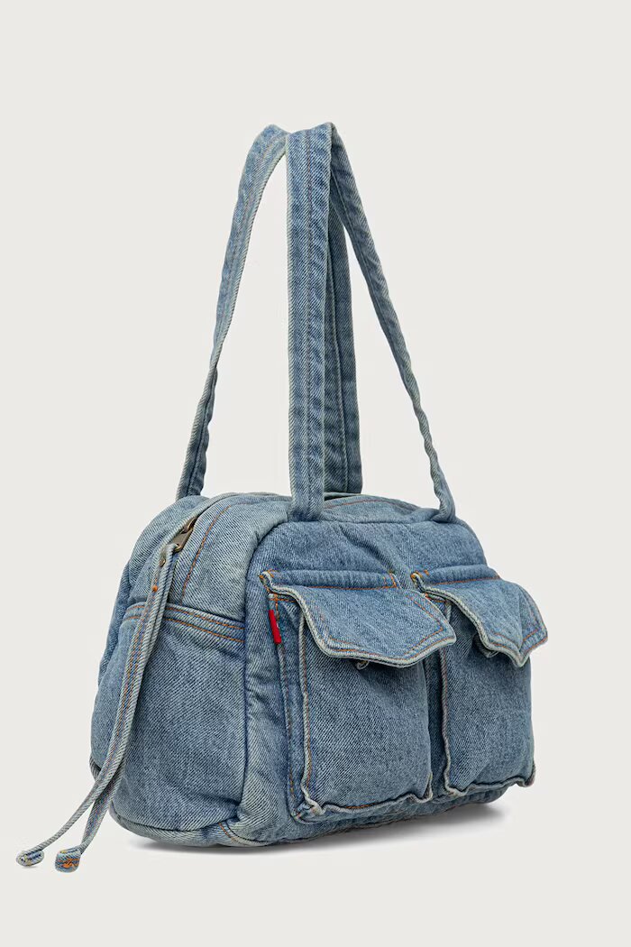 Levi's чанта дамска от деним BLAKE синя 007Z7