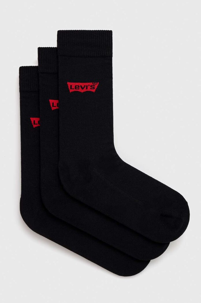 Levi's Чорапи (3 броя) в черно