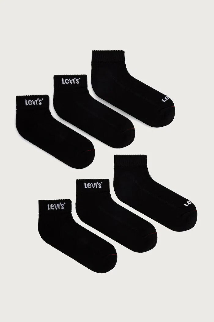 Levi's чорапи 6 броя черни 37157-1647