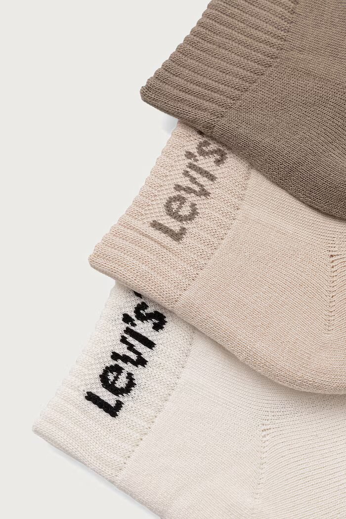 Levi's чорапи с памук 3 броя бежови 37157-1523