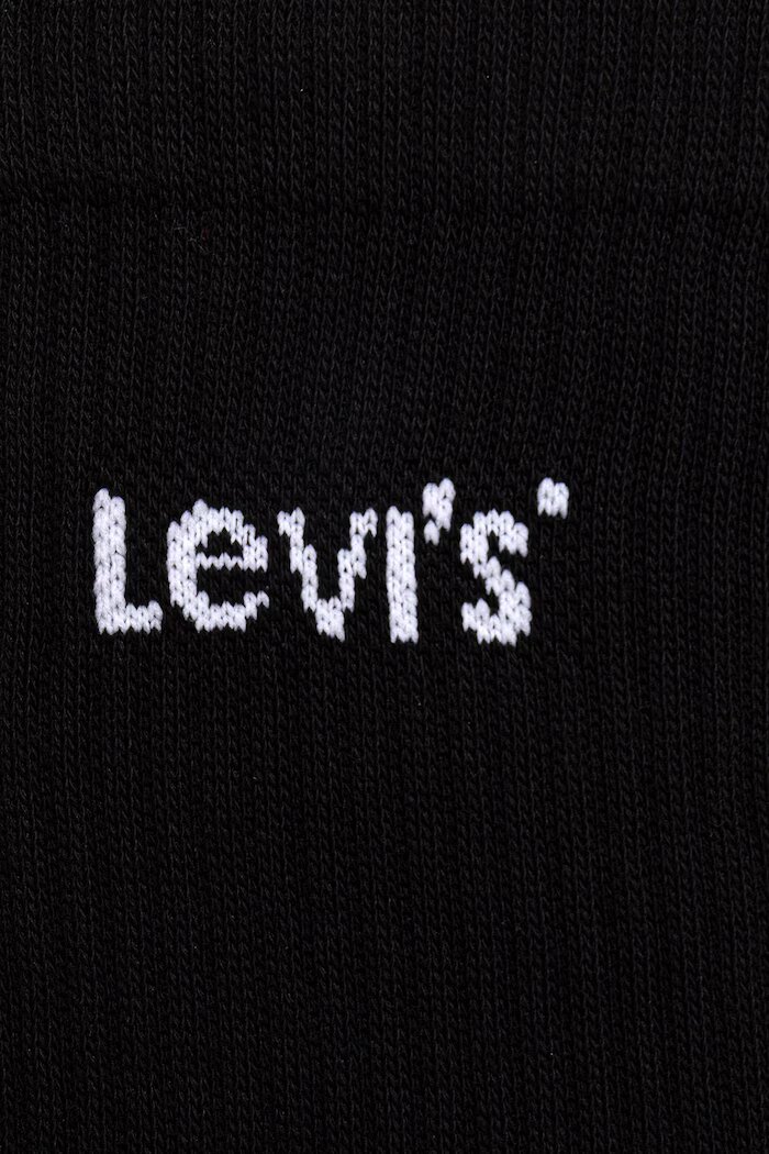 Levi's чорапи с памук 6 броя черни 37157-1645