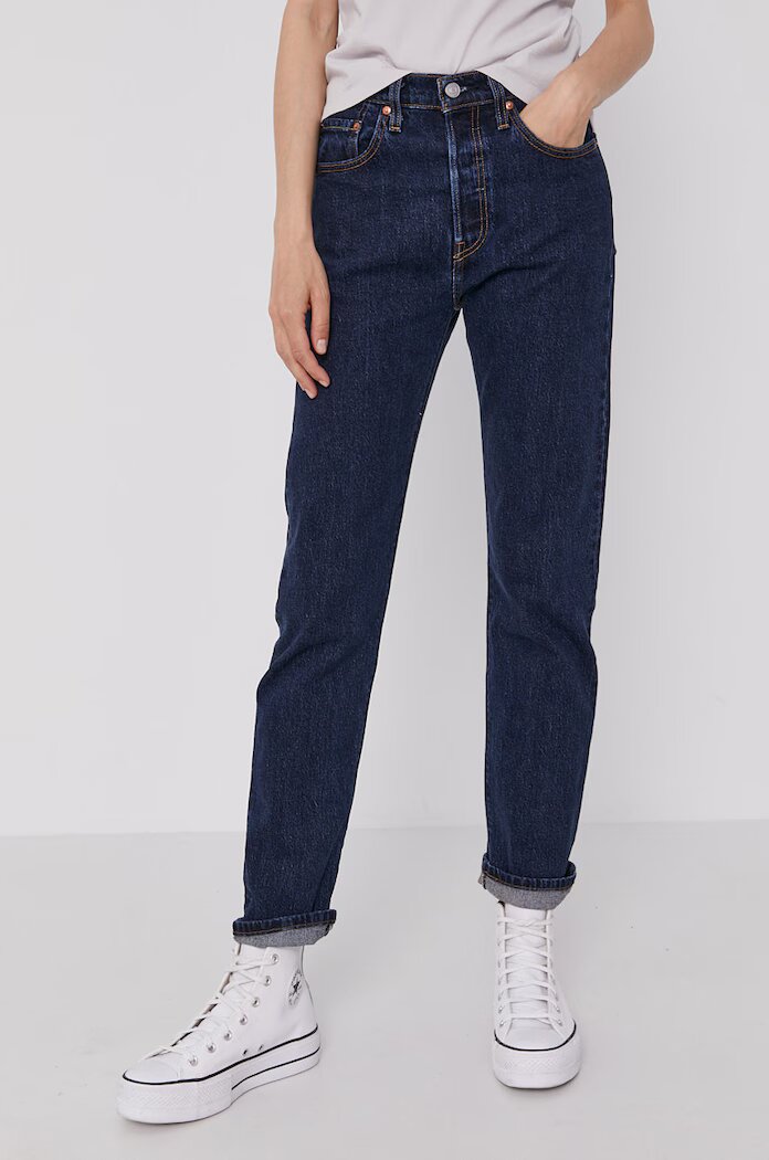 Levi's Дънки 501® CROP дамски с висока талия 36200.0179