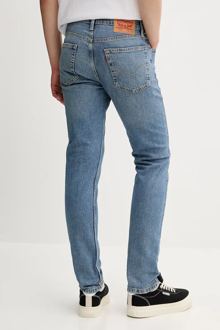 Levi's Дънки 515 SLIM FIT STRAIGHT мъжки в синьо A7222 A7222.0002