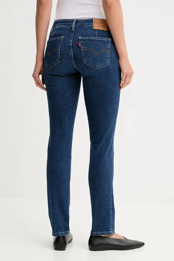 Levi's Дънки 712 SLIM WELT POCKET в черно A6199