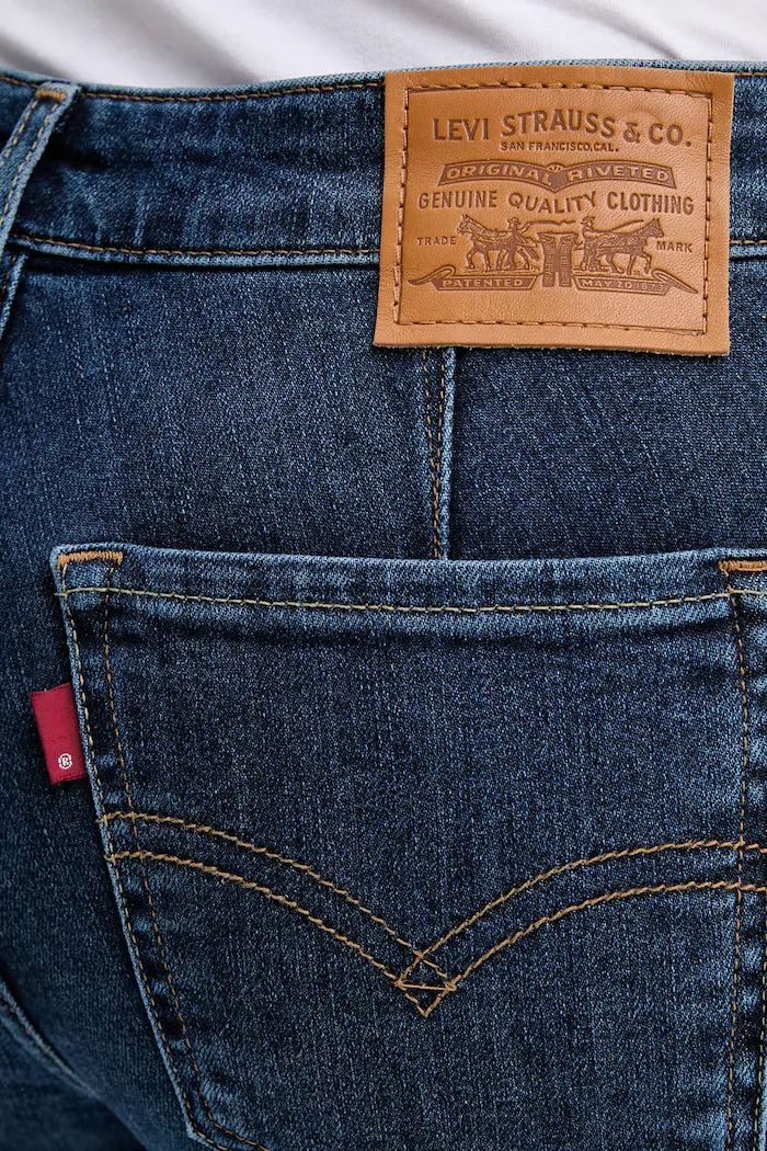 Levi's Дънки 712 SLIM WELT POCKET в черно A6199