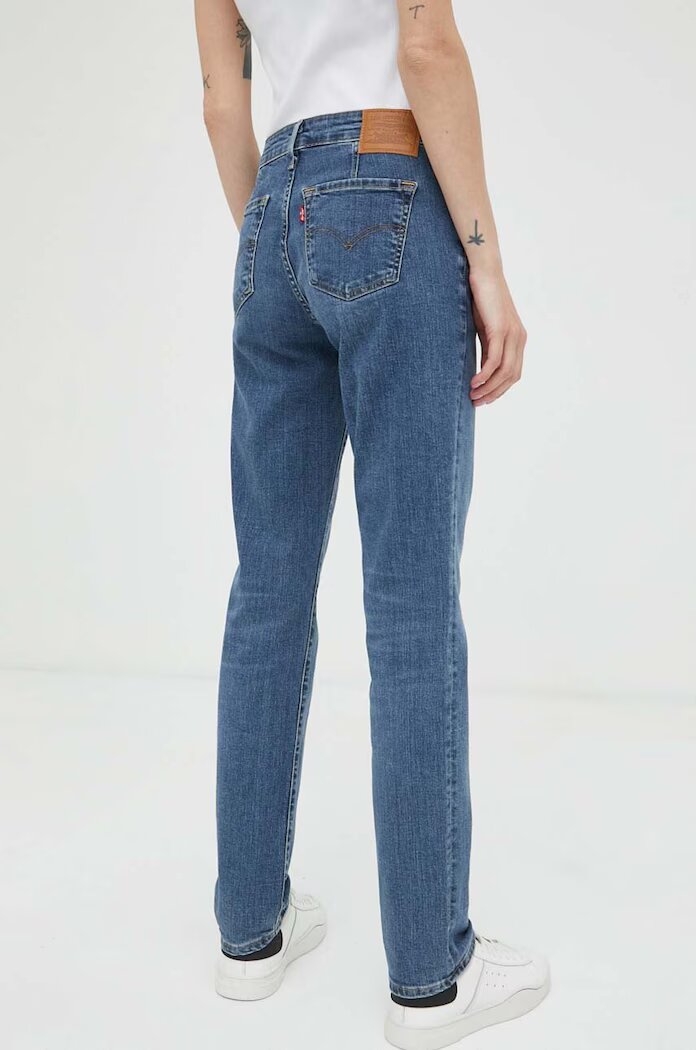 Levi's Дънки 712 SLIM WELT POCKET в синьо A6199.0003