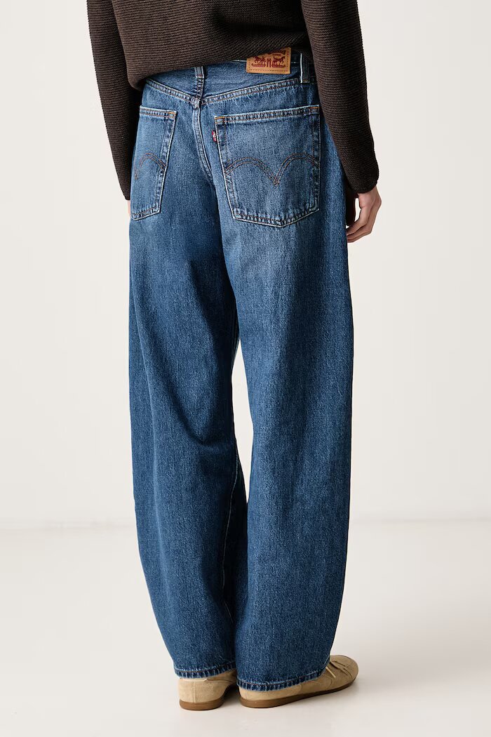 Levi's дънки balloon дамски MIDDY BALLOON сини 0083L