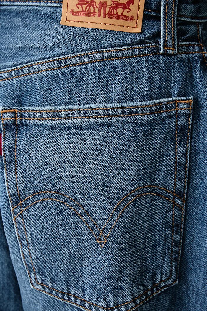 Levi's дънки balloon дамски MIDDY BALLOON сини 0083L