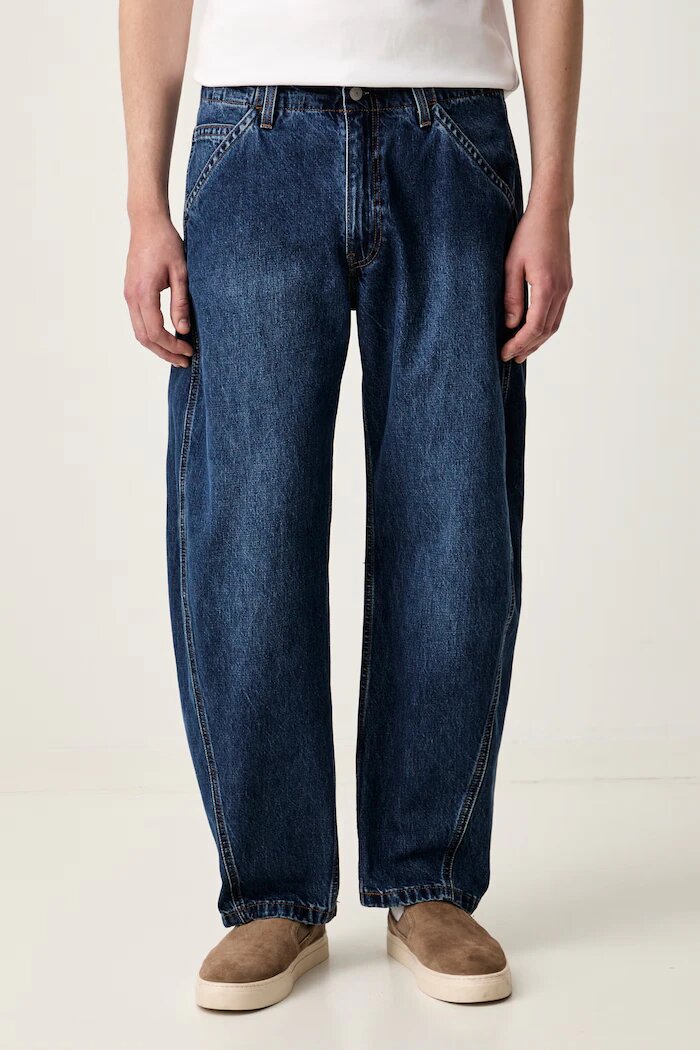 Levi's дънки barrel мъжки BAGGY BARREL сини 0057O