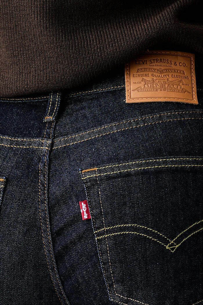 Levi's дънки bootcut дамски 725 HIGH RISE BOOTCUT тъмносини 18759