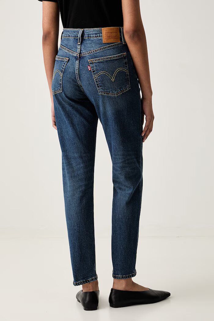 Levi's дънки дамски 501® CROP LIGHTWEIGHT сини A8746