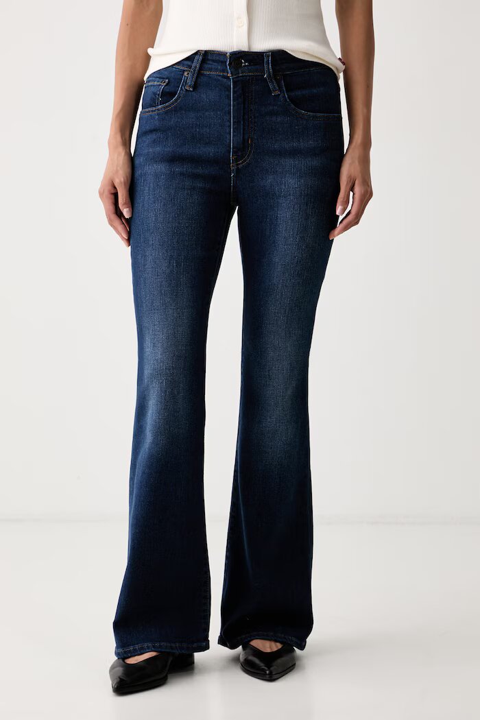 Levi's дънки flare дамски 726 HR FLARE сини A3410