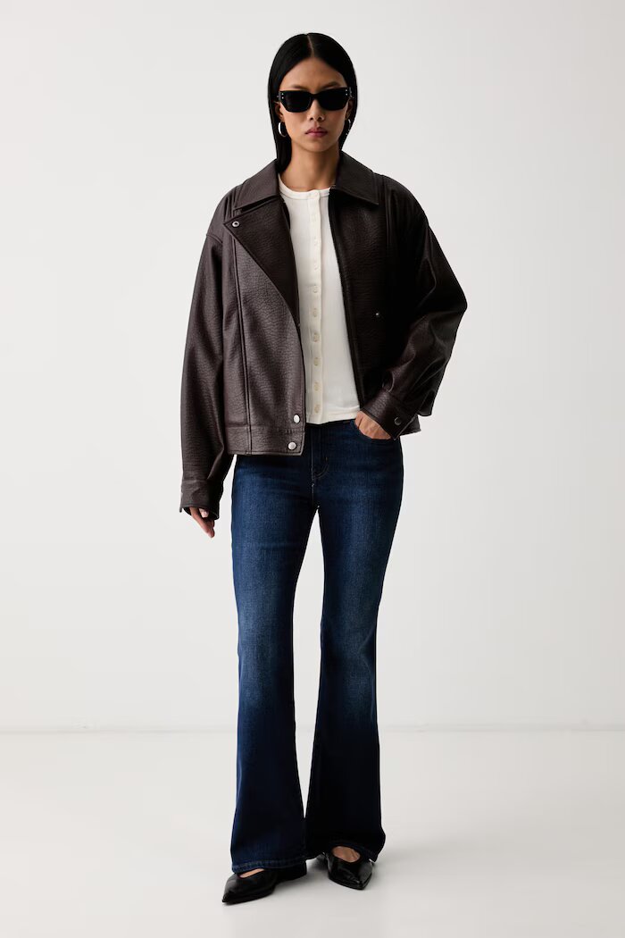 Levi's дънки flare дамски 726 HR FLARE сини A3410