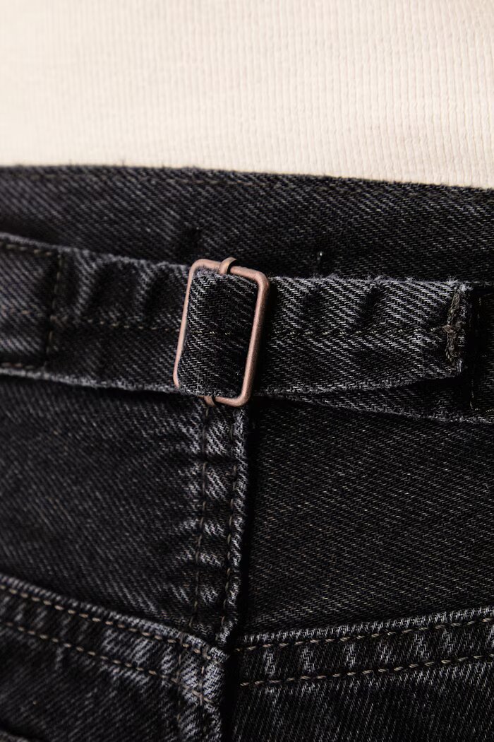 Levi's дънки loose дамски LOOSE TAPER H226 черни 0083N
