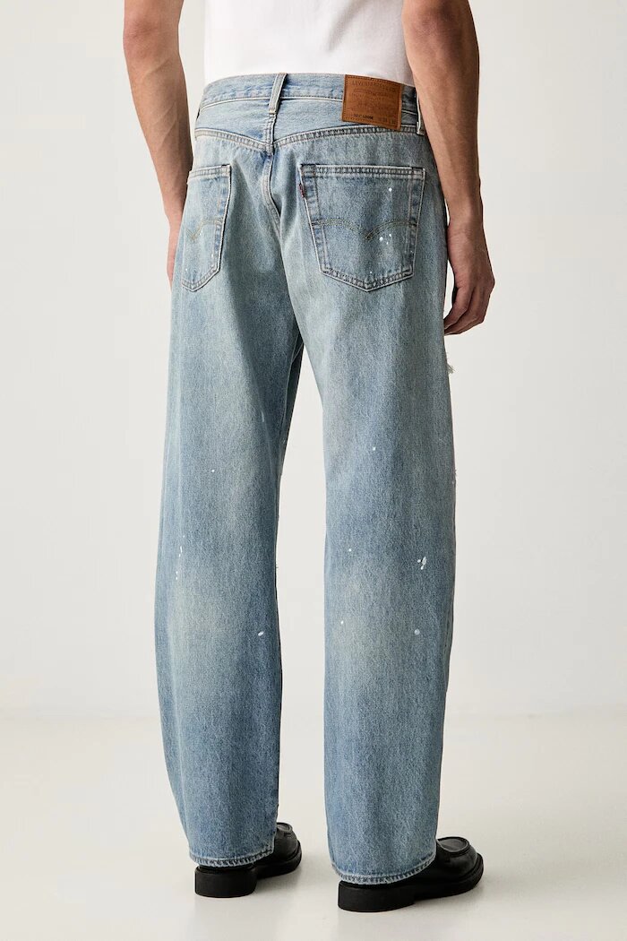 Levi's дънки loose мъжки 501® LOOSE сини 0057U