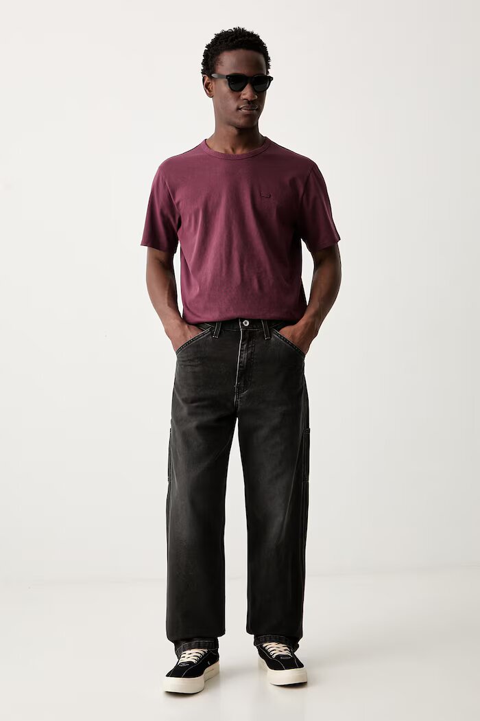 Levi's дънки loose мъжки 568 LOOSE STRT CARPENTER x WORKWEAR черни 55849-0065