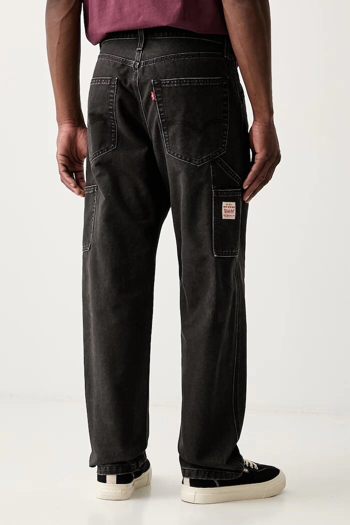 Levi's дънки loose мъжки 568 LOOSE STRT CARPENTER x WORKWEAR черни 55849-0065