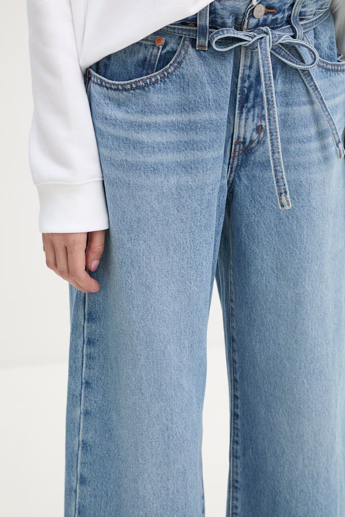Levi's дънки прави дамски XL STRAIGHT сини A8701