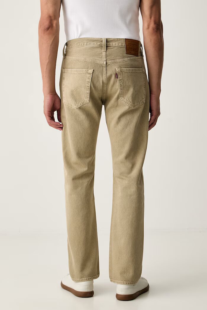Levi's дънки прави мъжки 501® LEVIS®ORIGINAL FIT бежови 00501