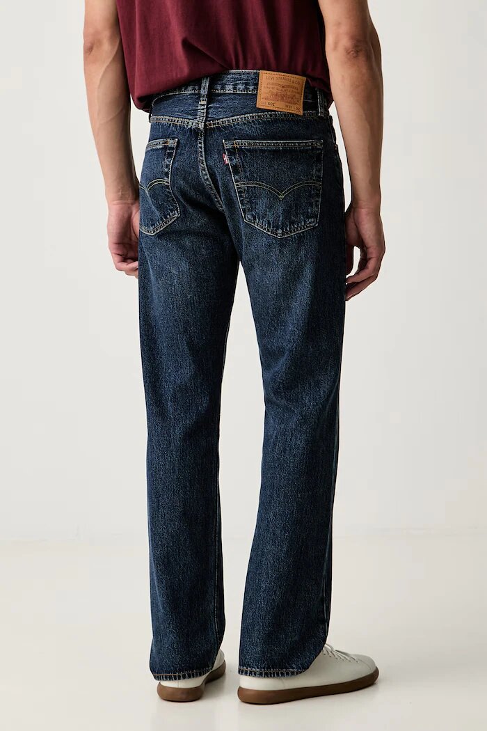 Levi's дънки прави мъжки 501® LEVIS®ORIGINAL FIT тъмносини 00501