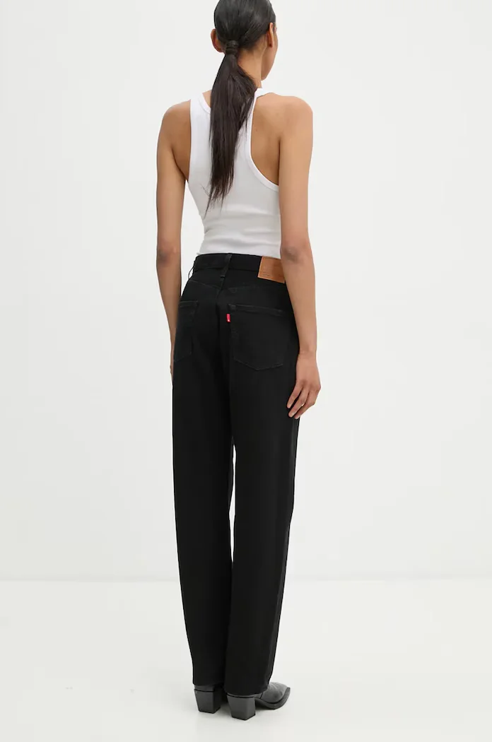 Levi's дънки regular дамски 501® 90S черни A1959