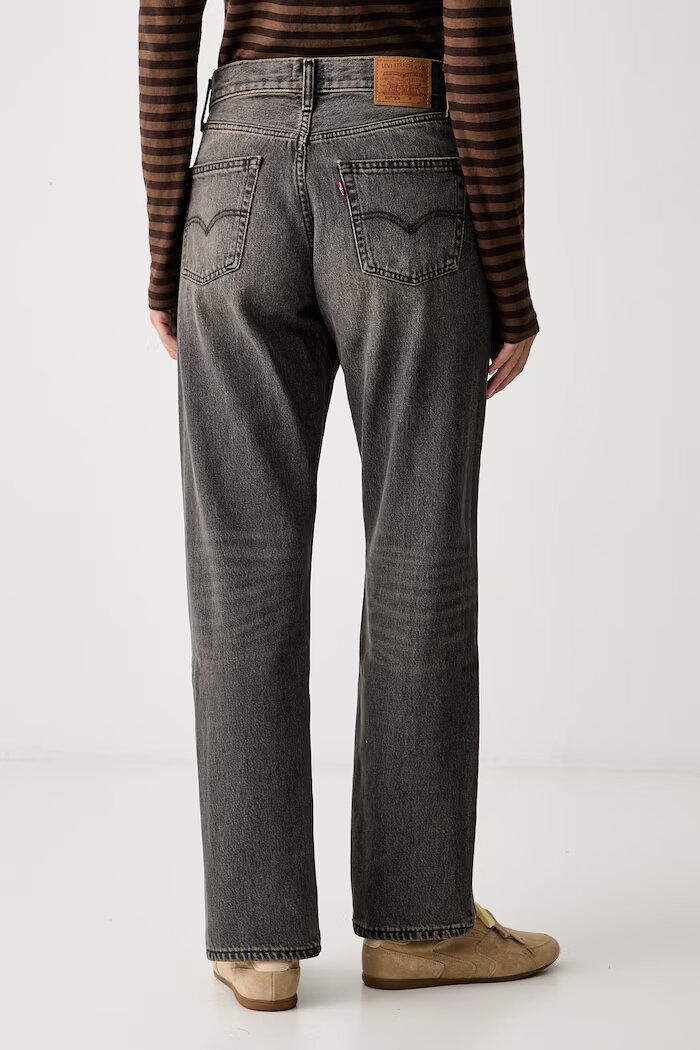 Levi's дънки regular дамски 501® 90S сиви A1959