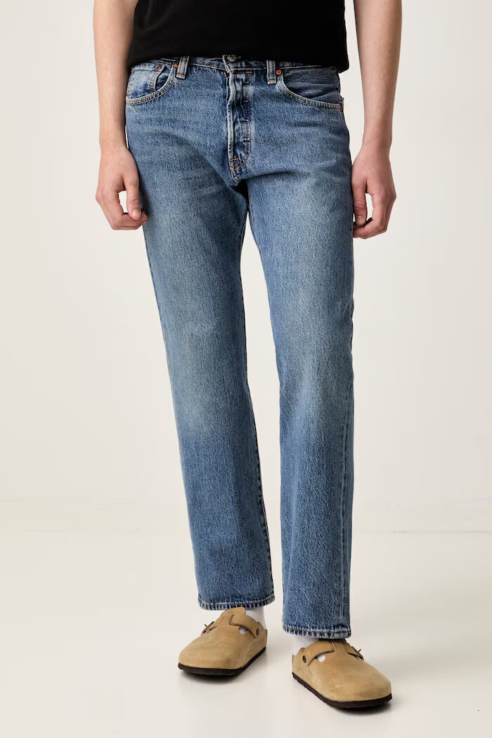 Levi's дънки relaxed fit мъжки 501® RELAXED сини 0057V
