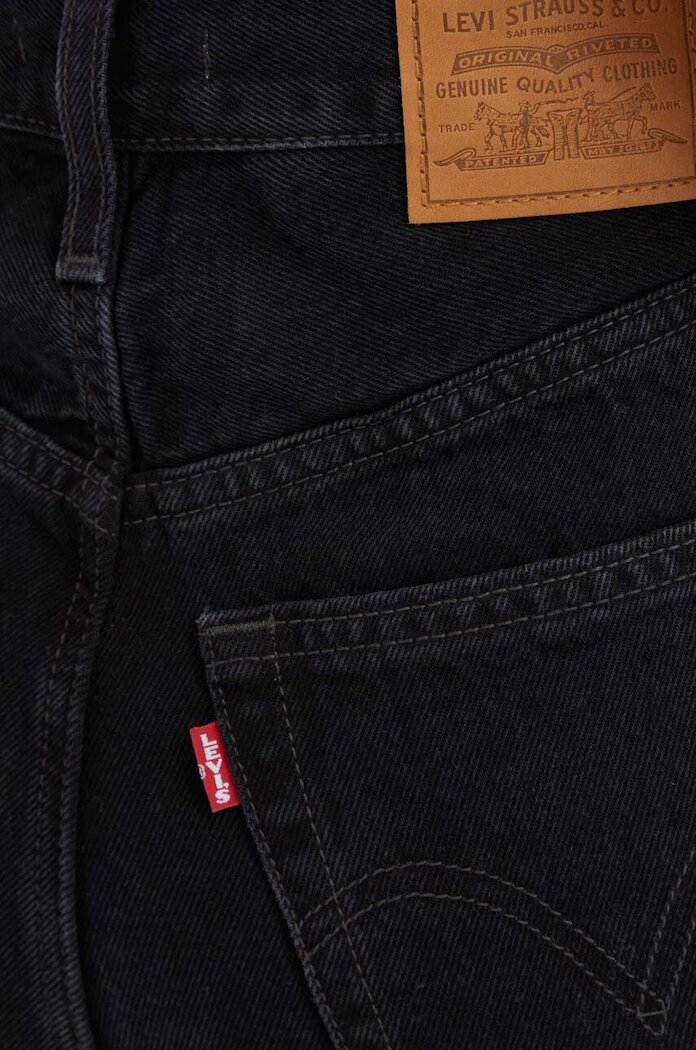 Levi's Дънки RIBCAGE WIDE LEG H223 в черно A6081.0001 A6081-0001