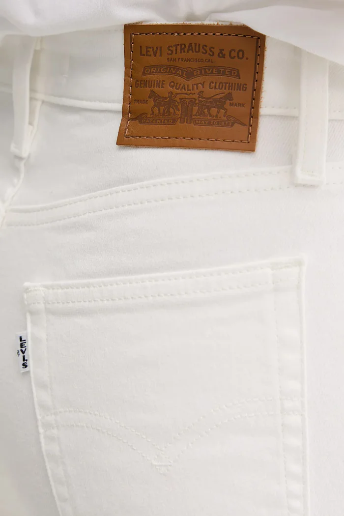 Levi's дънки skinny дамски 721 HIGH RISE SKINNY бели 18882