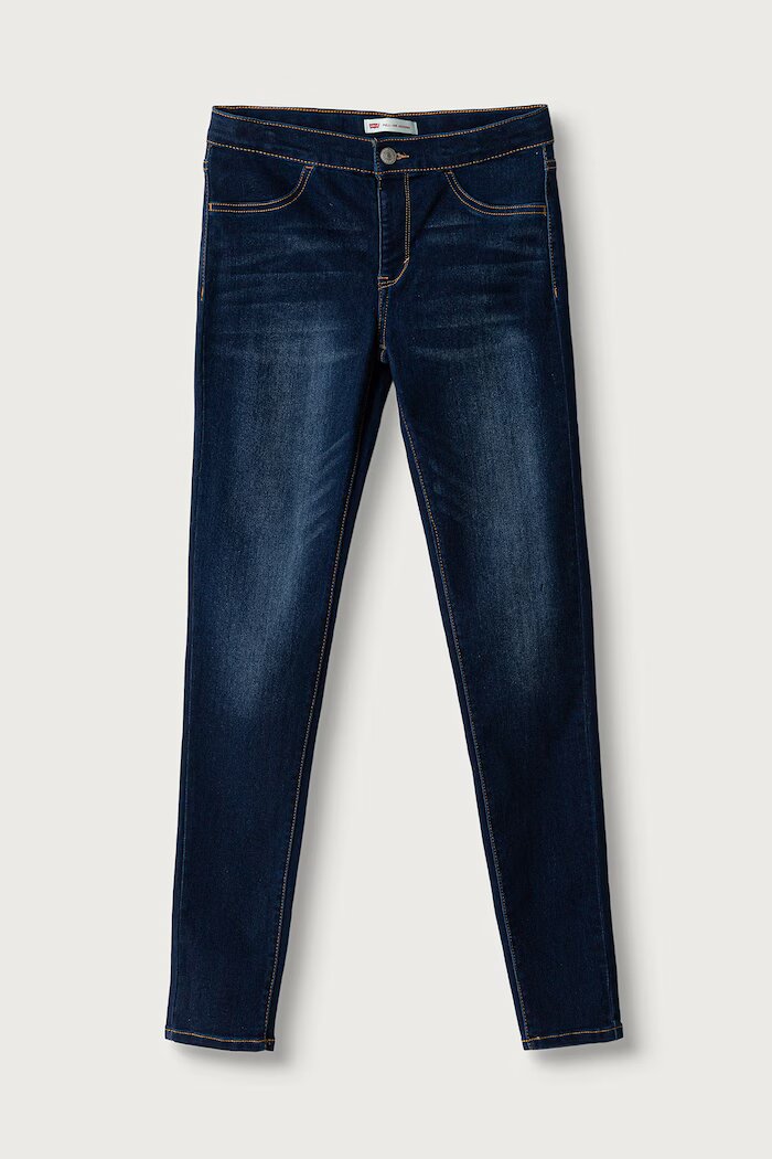 Levi's дънки skinny за деца тъмносини 4EA559