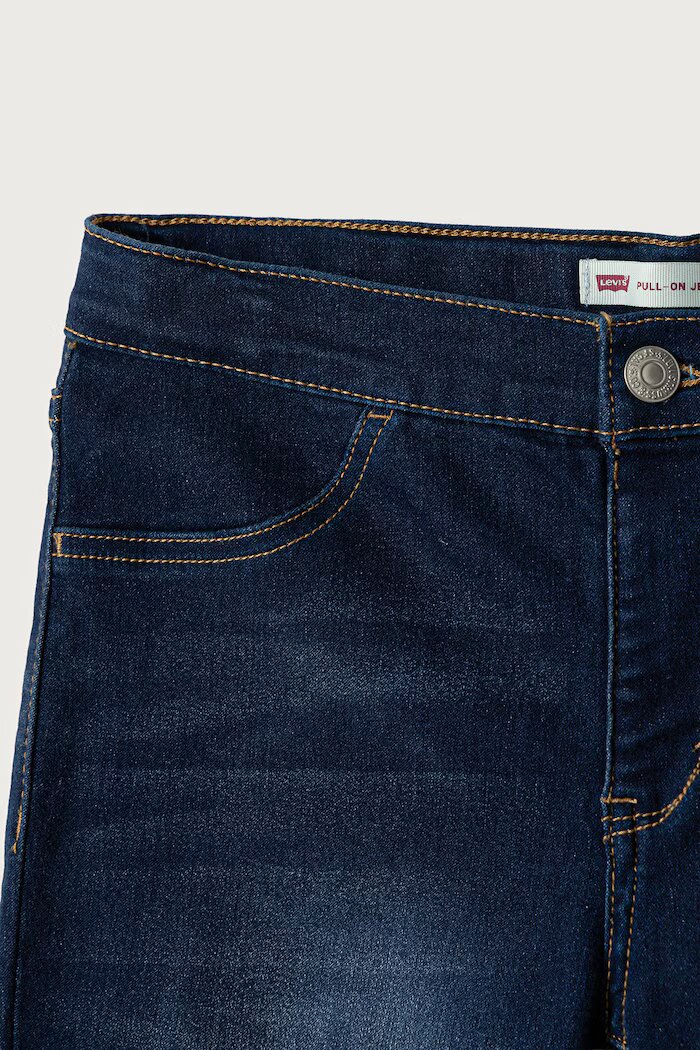 Levi's дънки skinny за деца тъмносини 4EA559