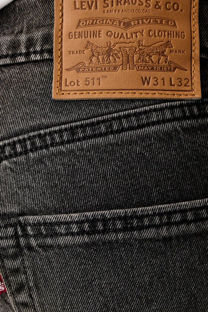 Levi's дънки slim fit мъжки 511™ SLIM черни 04511