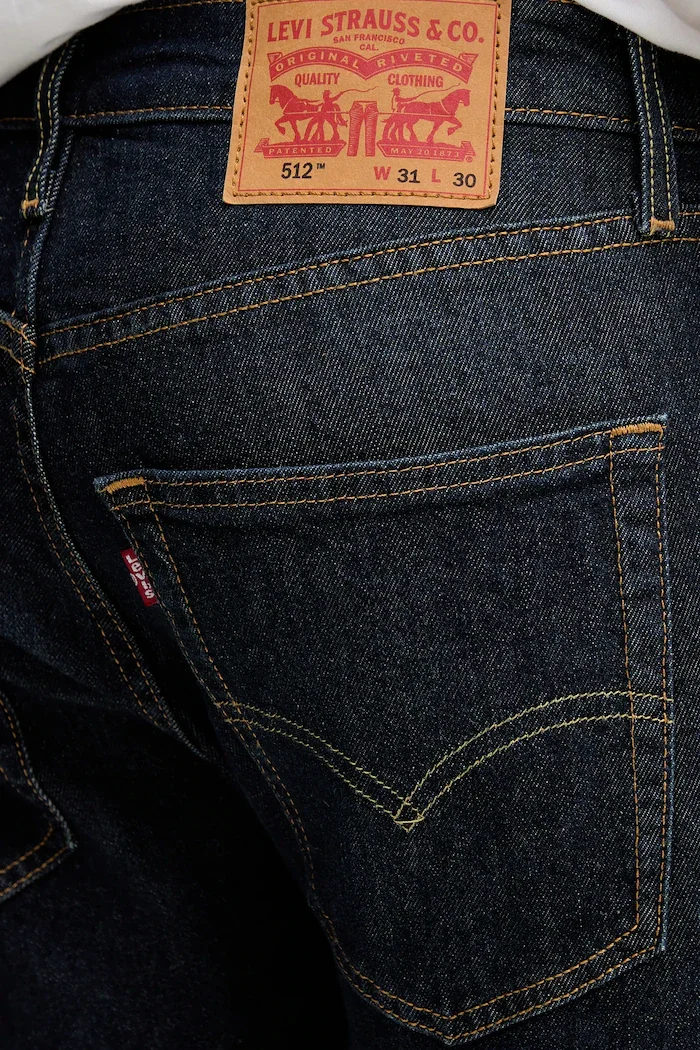Levi's дънки slim fit мъжки 512™ SLIM TAPER тъмносини 28833.1317