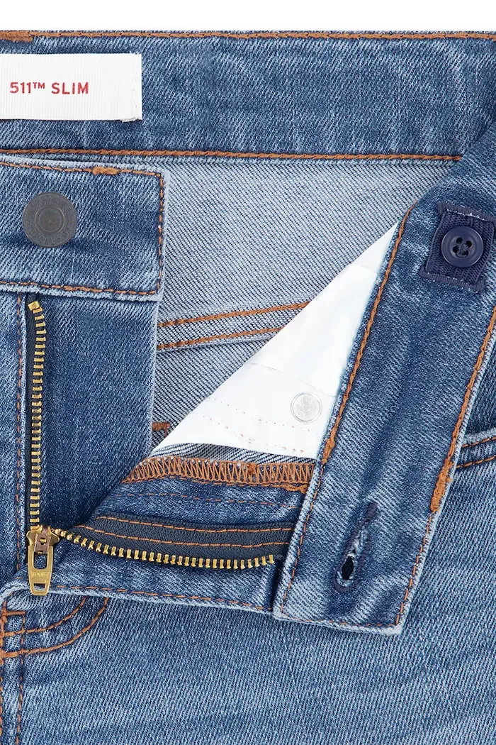Levi's дънки slim fit за деца 511 SLIM NON PERFORMANCE сини 9EK278