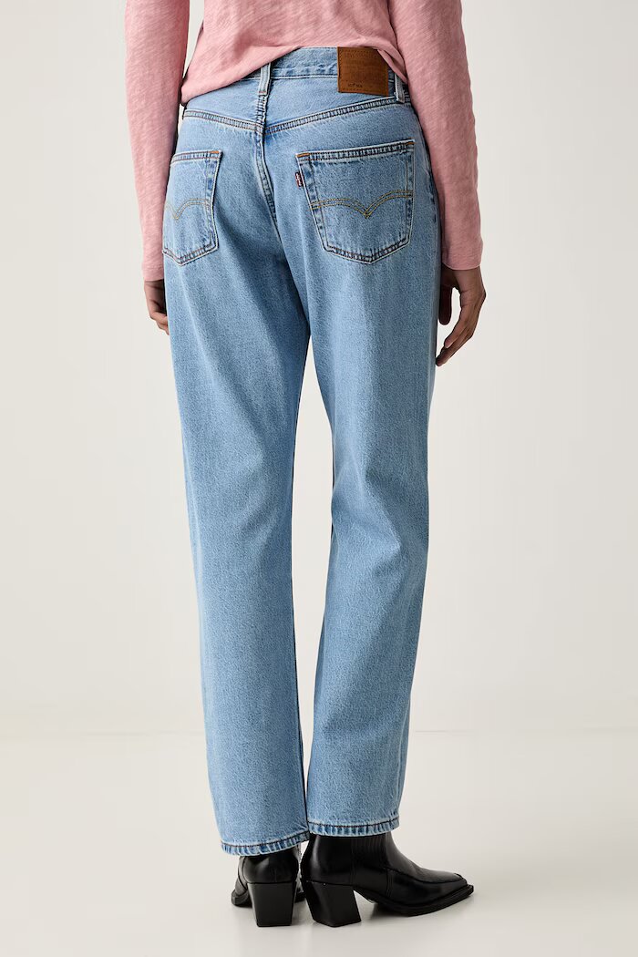 Levi's дънки straight дамски 501 90S сини A8421