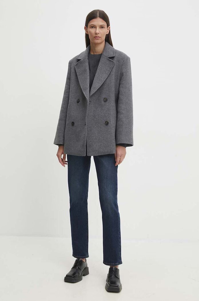 Levi's дънки straight дамски 501® JEANS FOR WOMEN тъмносини 12501