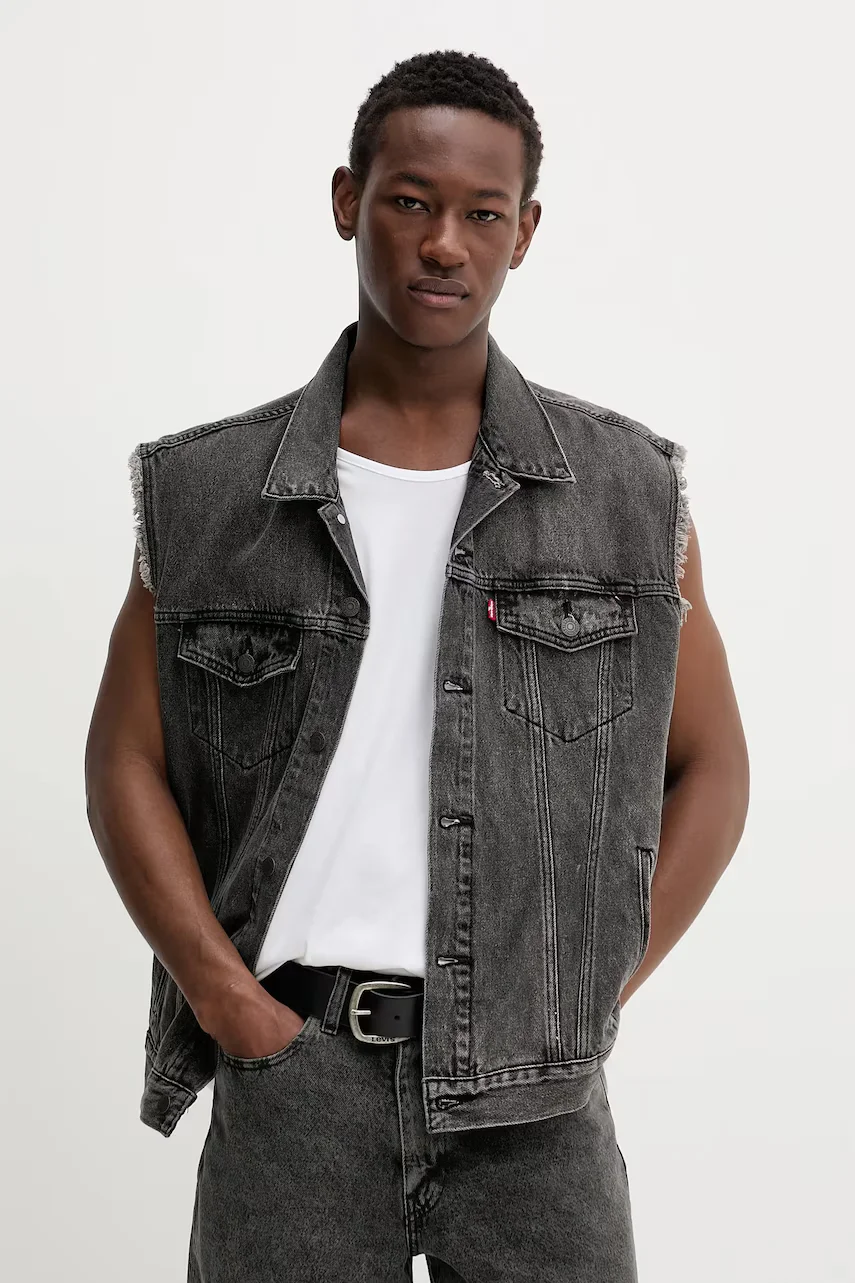 Levi's Дънков елек RELAXED TRUCKER VEST