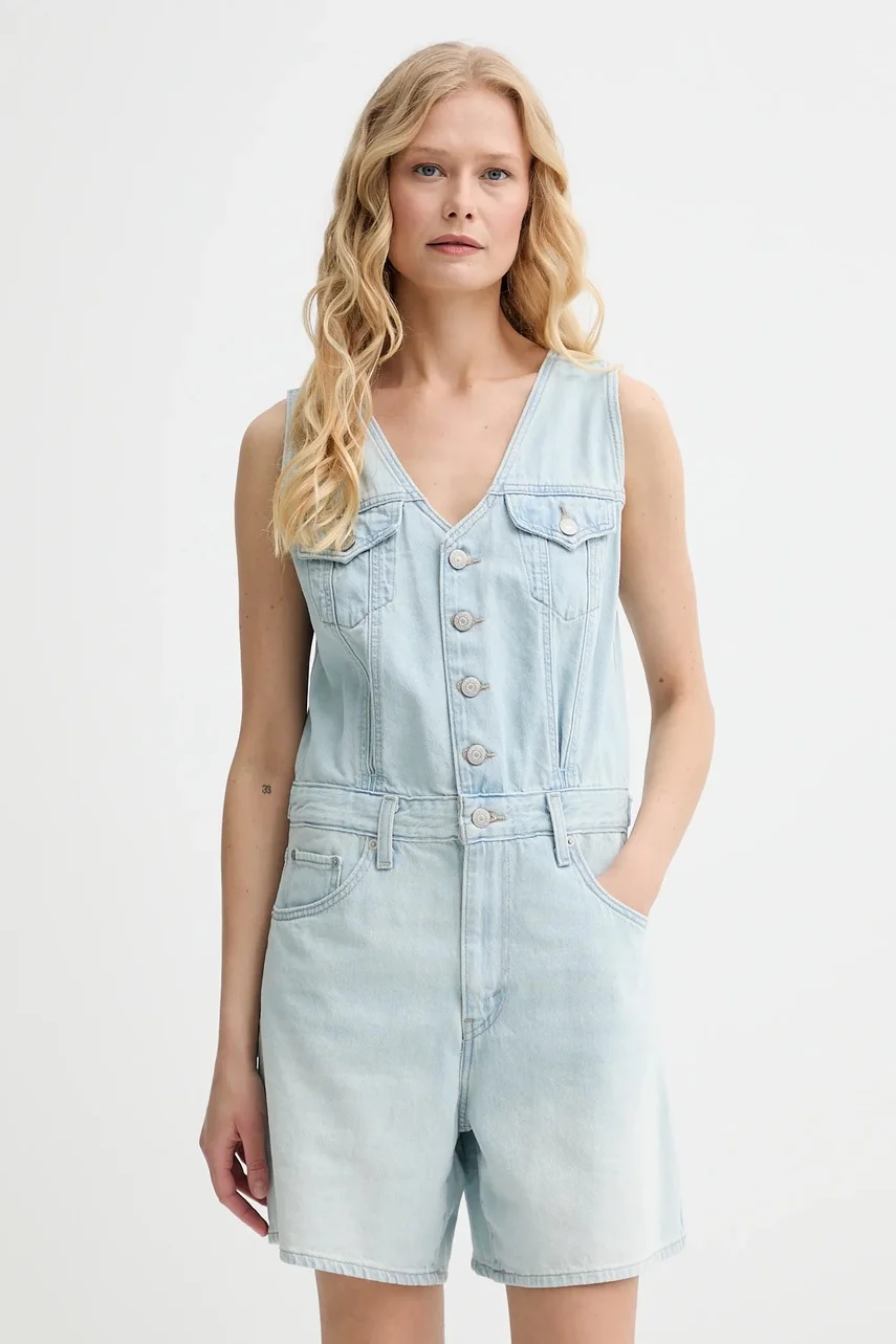 Levi's Дънков гащеризон VEST ROMPER