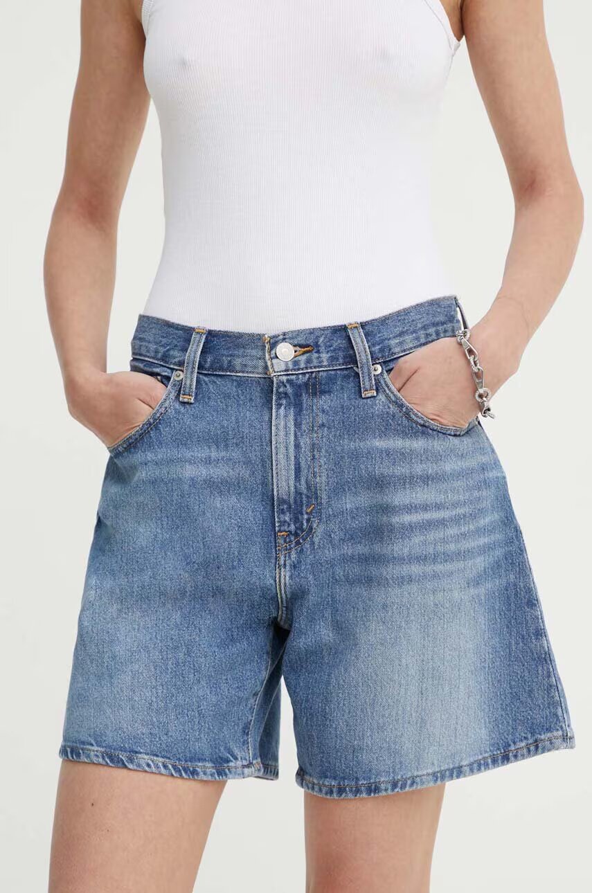 Levi's Дънков къс панталон HIGH BAGGY SHORT