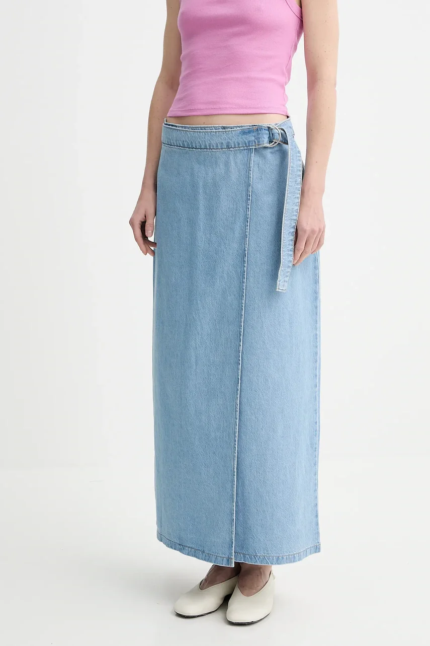 Levi's Дънкова пола COLUMN WRAP SKIRT